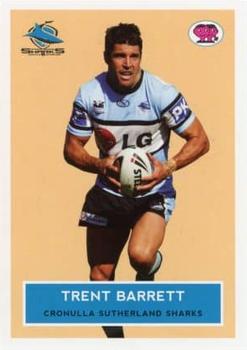 2010 Select Scanlens Retro #9 Trent Barrett Front